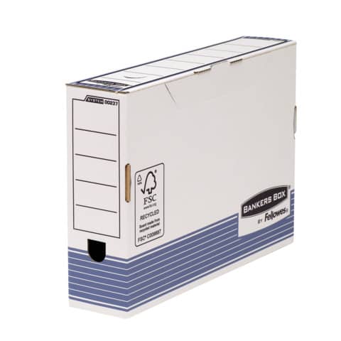 Scatole archivio FELLOWES Bankers Box® System 8,5x36,6x25,8 cm blu/bianco legal 0023701